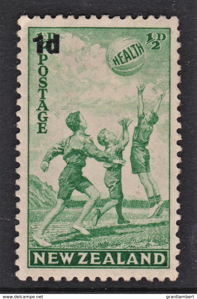 New Zealand 1939 Health - Beach Ball  1d Surcharge MH - - Ungebraucht