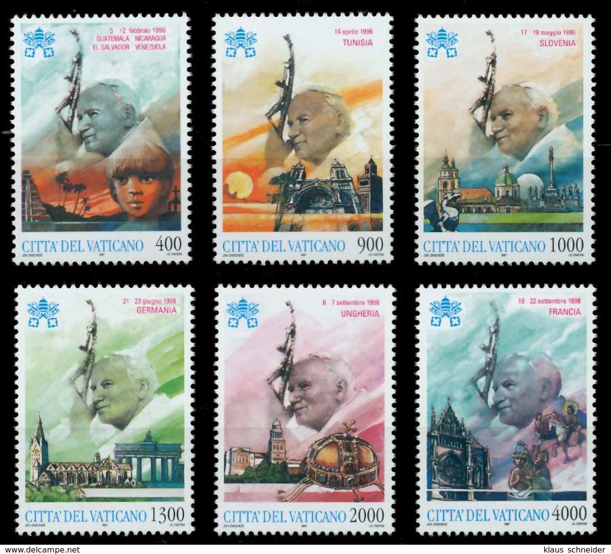 VATIKAN 1997 Nr 1227-1232 Postfrisch S015F02 - Unused Stamps