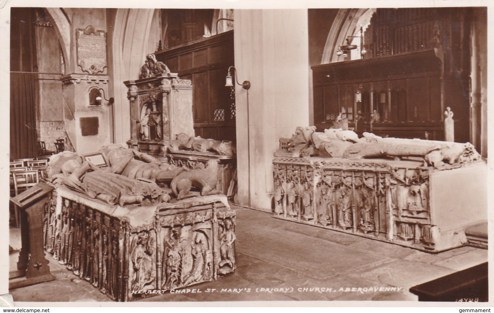 ABERGAVENNY - CHAPEL OF ST MARYS CHURCH - Monmouthshire