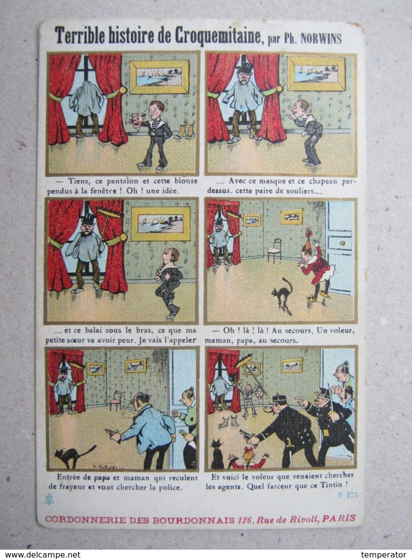 ILLUSTRATEURS - TERRIBLE HISTOIRE DE CROQUEMITAINE - ( Quel Farceur Que Ce Tintin ), Par Ph Norwins - Norwins