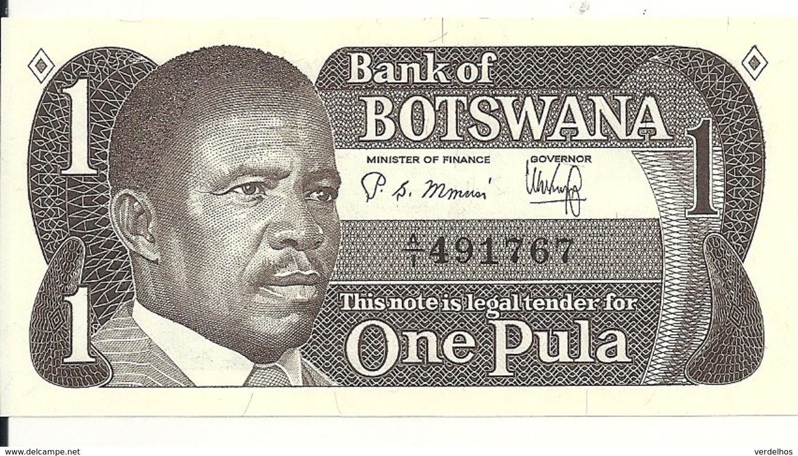 BOTSWANA 1 PULA ND1983 UNC P 6 - Botswana