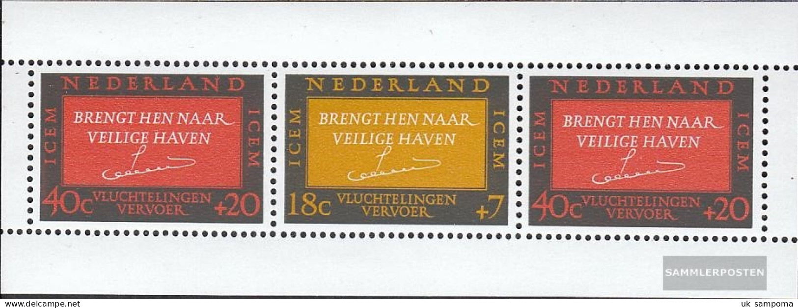 Netherlands Block4 (complete Issue) Unmounted Mint / Never Hinged 1966 ICEM - Blocks & Sheetlets