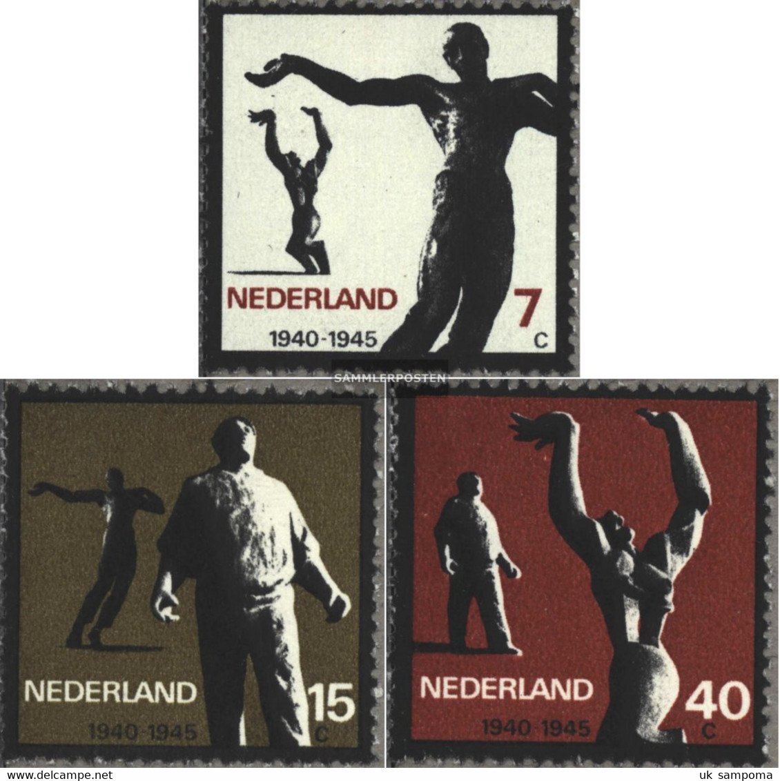 Netherlands 836-838 (complete Issue) Unmounted Mint / Never Hinged 1965 Resistance - Nuovi