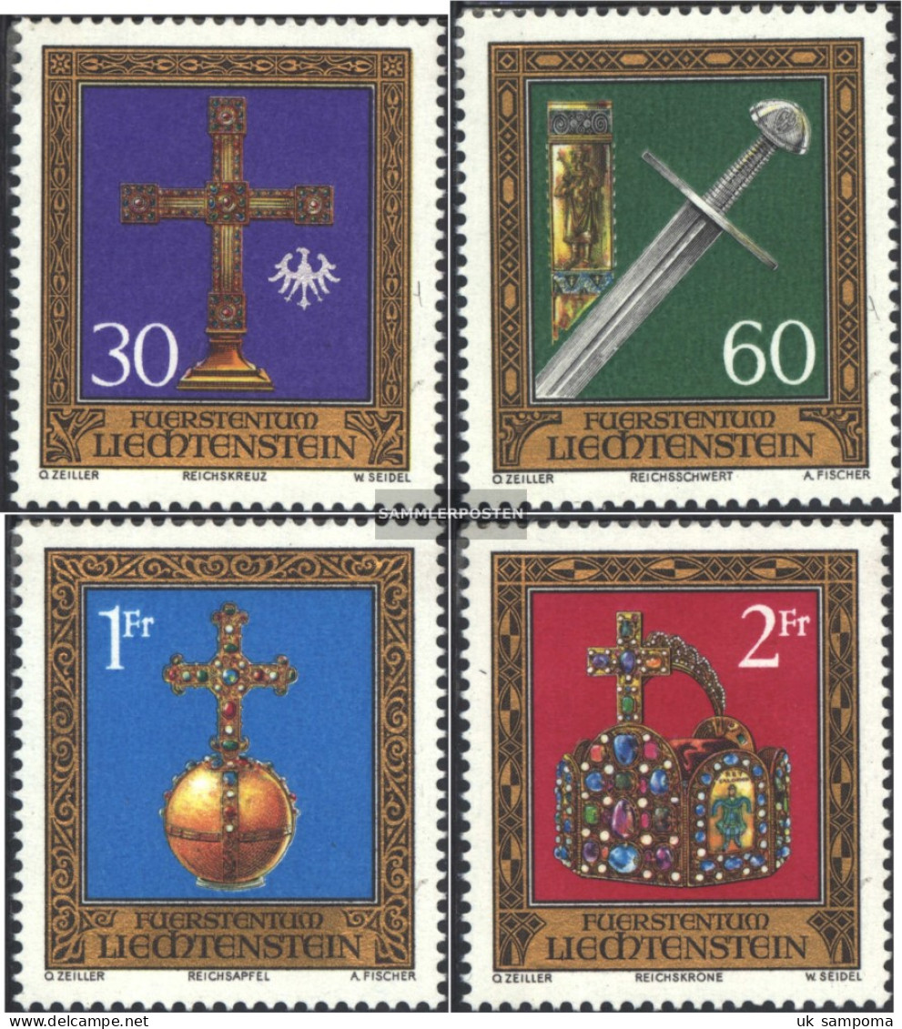 Liechtenstein 625-628 (complete Issue) Unmounted Mint / Never Hinged 1975 Treasury - Unused Stamps