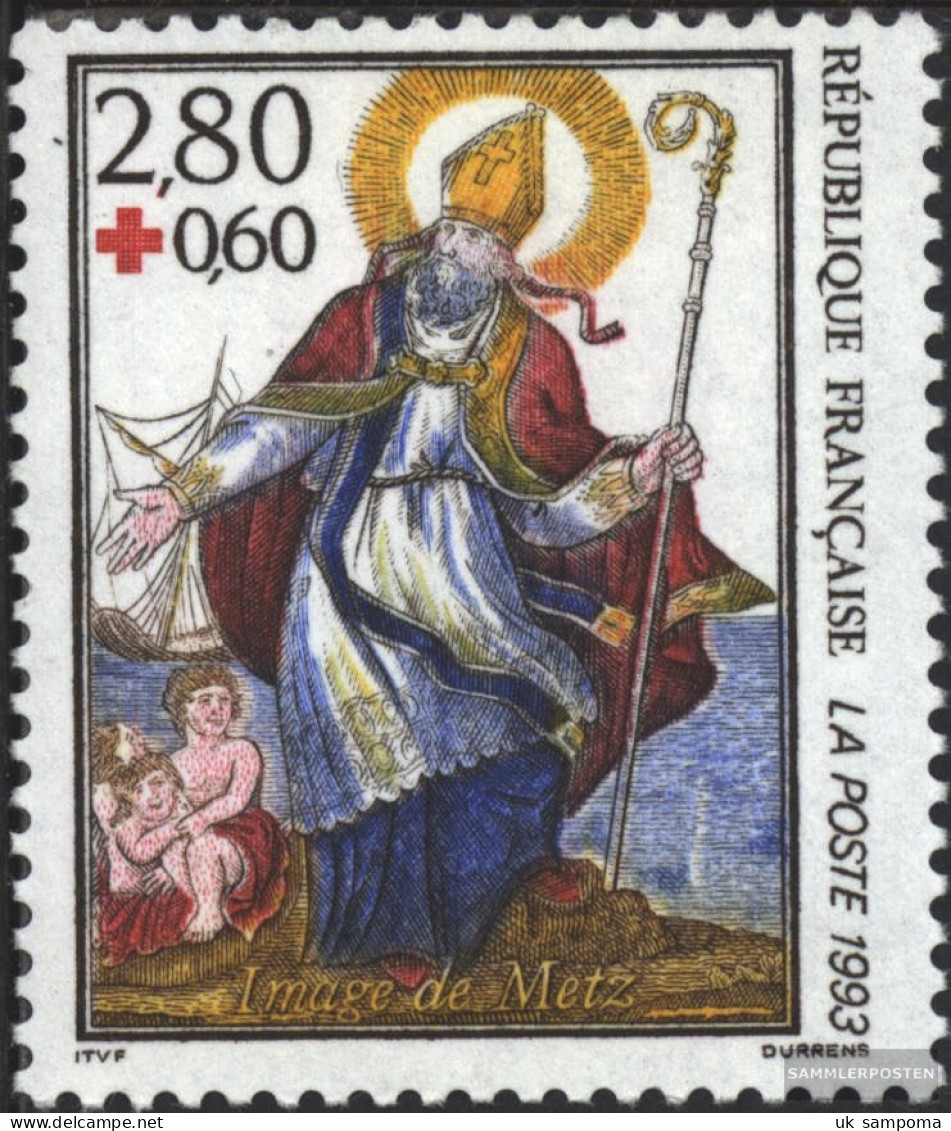 France 2998C (complete Issue) Unmounted Mint / Never Hinged 1993 Red Cross - Unused Stamps