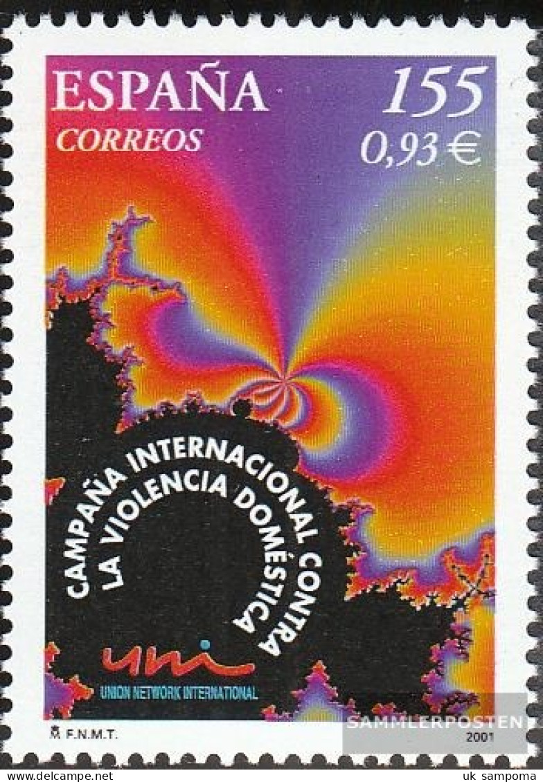 Spain 3612 (complete Issue) Unmounted Mint / Never Hinged 2001 Kampange Against Violence - Unused Stamps