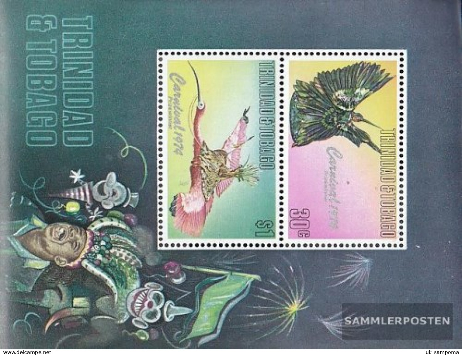 Trinidad And Tobago Block14 (complete Issue) Unmounted Mint / Never Hinged 1976 Carnival - Trinidad En Tobago (1962-...)