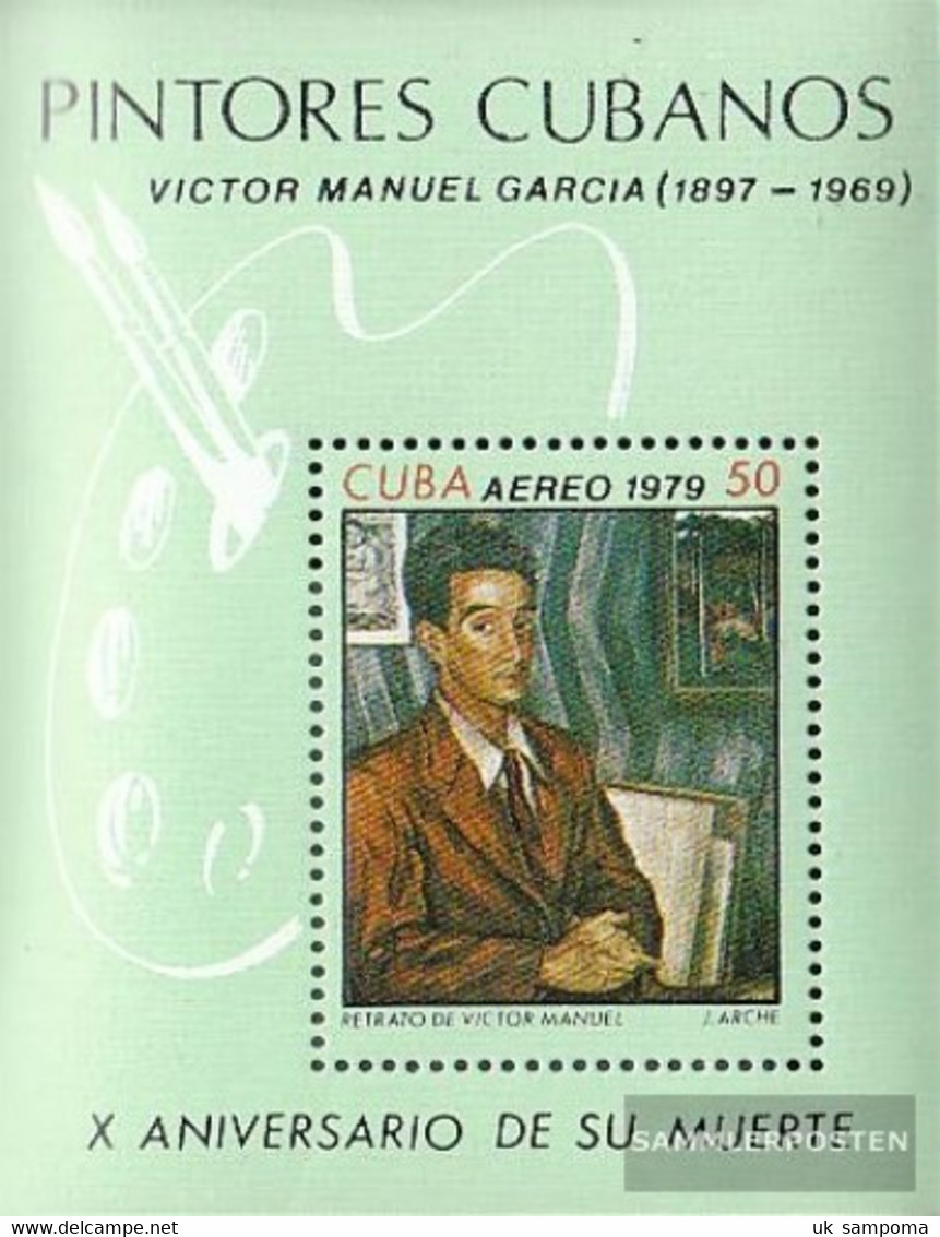 Cuba Block60 (complete Issue) Unmounted Mint / Never Hinged 1979 Paintings Of V. Manuel - Unused Stamps