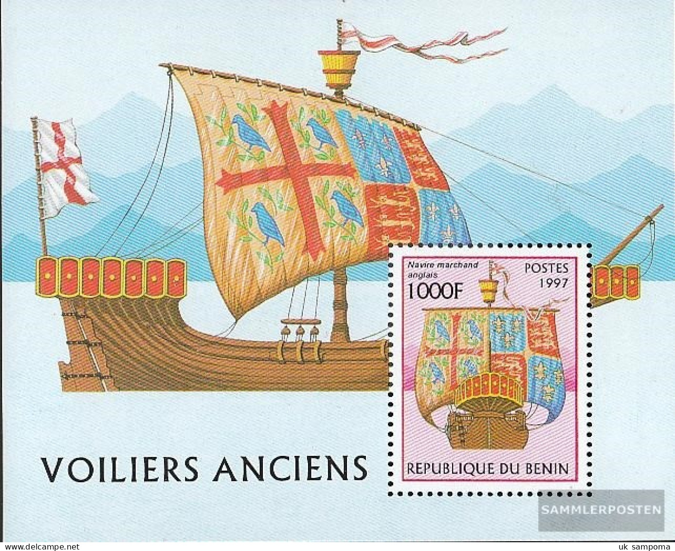 Benin Block33 (complete Issue) Unmounted Mint / Never Hinged 1997 Sailboats - Andere & Zonder Classificatie