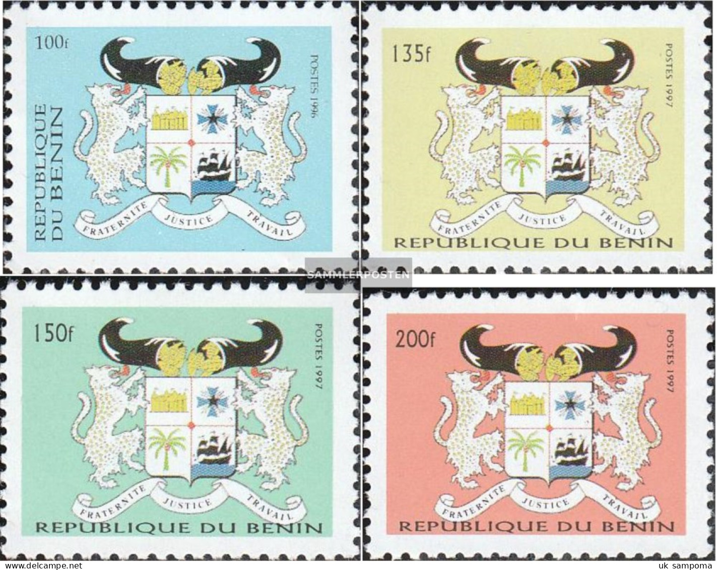 Benin 904,926-928 (complete Issue) Unmounted Mint / Never Hinged 1996 State Emblem - Other & Unclassified