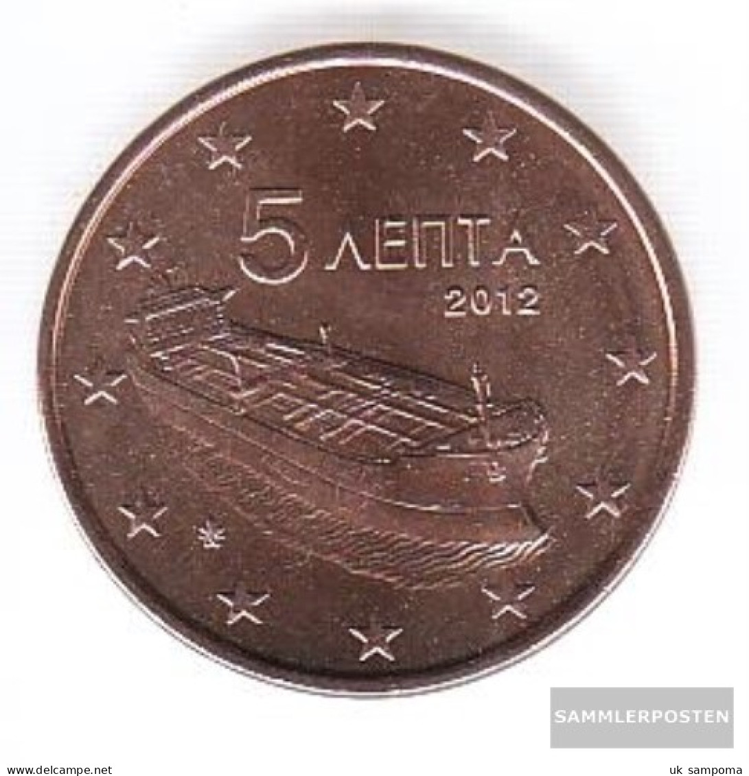 Greece Grams 3 2012 Stgl./unzirkuliert Stgl./unzirkuliert 2012 Kursmünze 5 Cent - Grèce