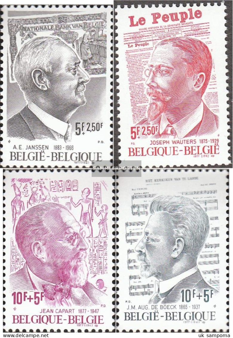 Belgium 1929-1932 (complete Issue) Unmounted Mint / Never Hinged 1977 Personalities - Nuevos