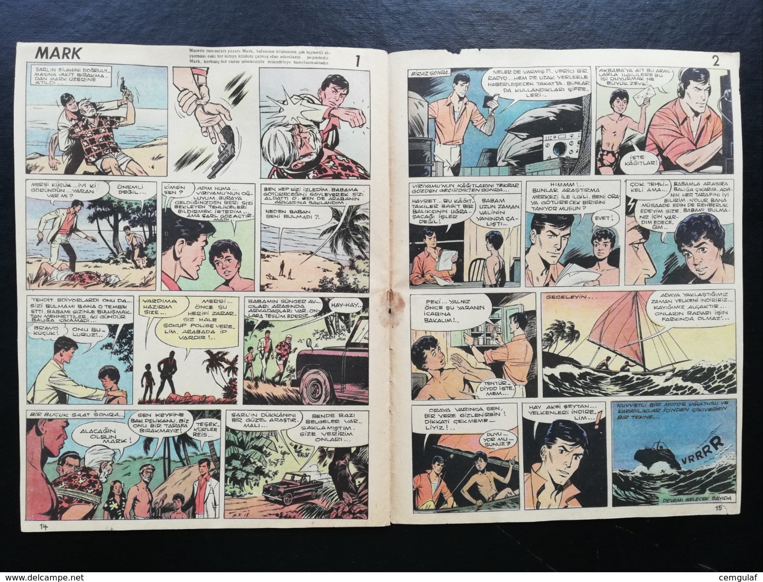 Tintin Magazine TURKISH EDITION/ ZIPZIP 7 Den 77 Ye Kadar Her Gencin Mecmuası Sayı:9 /1964 - Stripverhalen & Mangas (andere Talen)