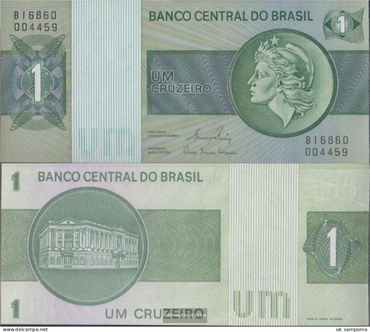 Brazil Pick-number: 191Ac Uncirculated 1980 1 Cruzeiro - Brazil