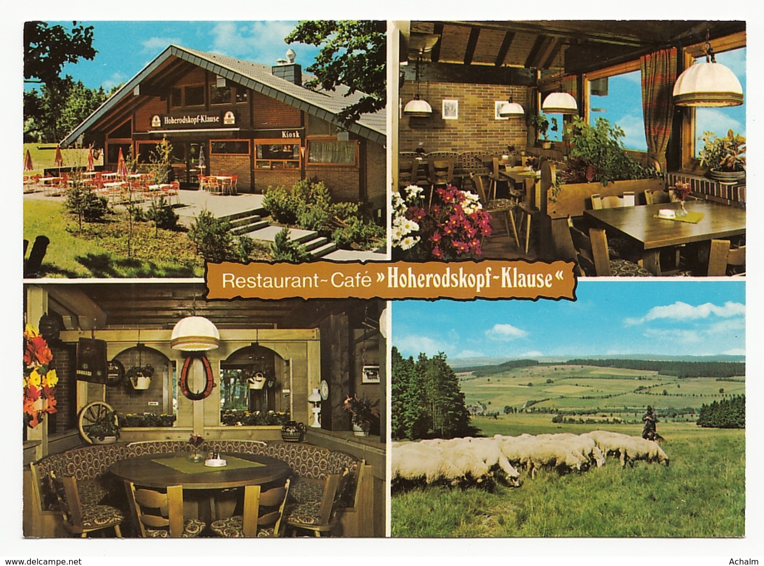 Schotten - Restaurant-Café "Hoherodskopf-Klause" - Naturpark Hoher Vogelsberg - 4 Ansichten - Vogelsbergkreis