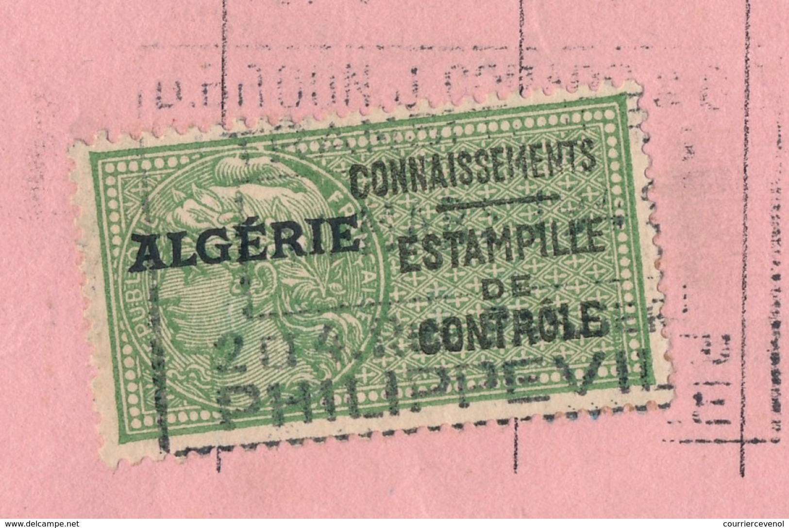 ALGERIE - Type Daussy Connaissements Sur Doc Entier - David Bitoun, Jules Corado & Cie 1949 - Altri & Non Classificati