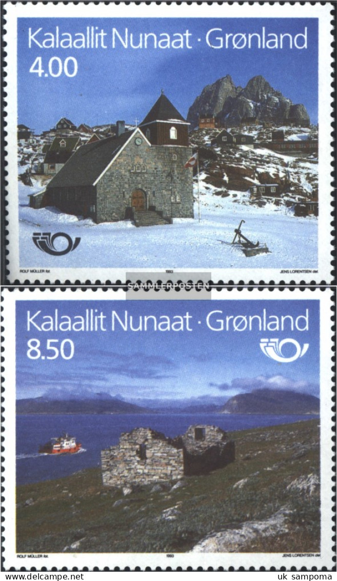 Denmark - Greenland 234-235 (complete Issue) Unmounted Mint / Never Hinged 1993 NORTH 93 Tourism - Unused Stamps