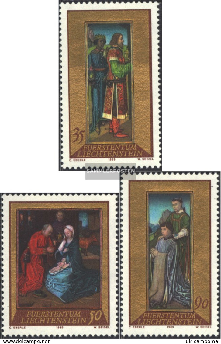 Liechtenstein 978-980 (complete Issue) Unmounted Mint / Never Hinged 1989 Christmas - Unused Stamps