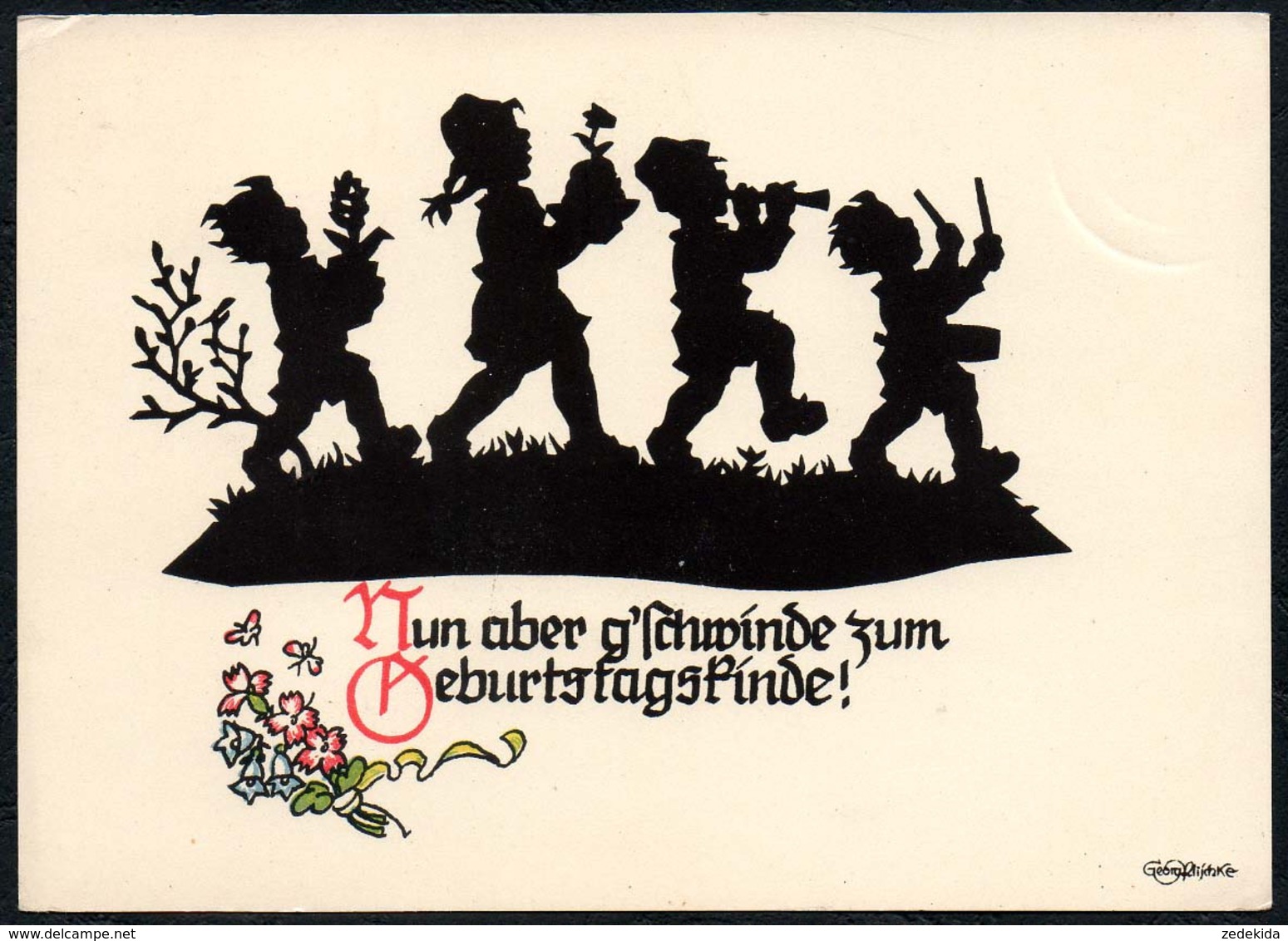 C6421 - Plischke Scherenschnitt Silhouette - Kinder - Scherenschnitt - Silhouette