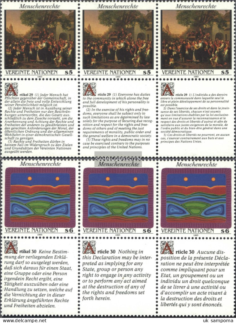 UN - Vienna 150-151 Sechserblocks (complete Issue) Unmounted Mint / Never Hinged 1993 Human Rights - Unused Stamps