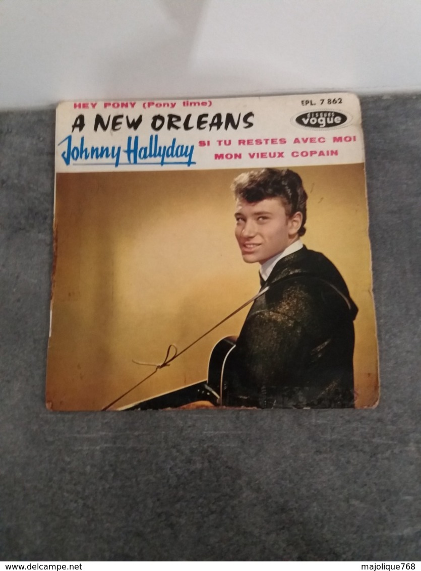 Johnny Hallyday - A New Orleans - Hey Pony - Vogue EPL 7862 - 1961 - Rock