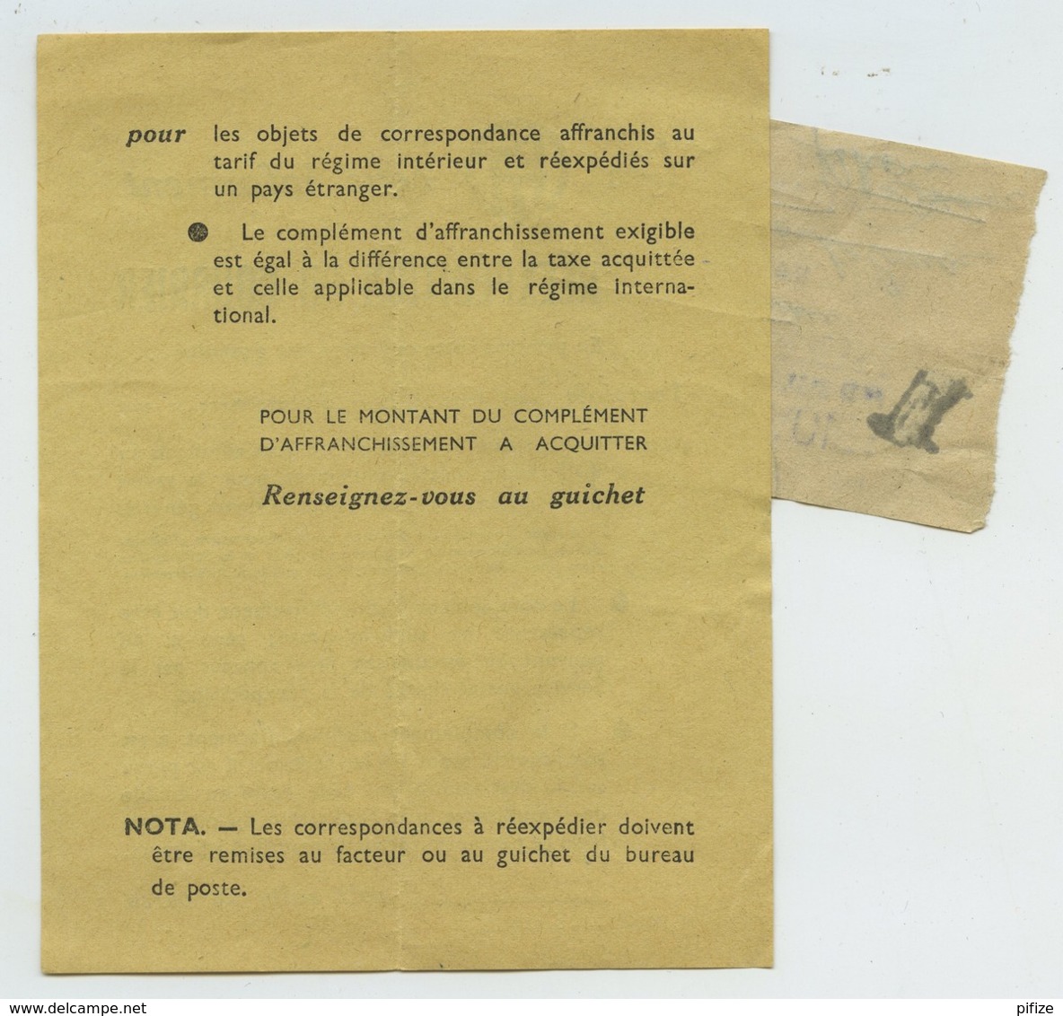 Taxe N° 86 / 2 Bandes Pour Journaux 1957 Avec Redirections . Une Accompagnée D'une Note Explicative . - 1859-1959 Storia Postale