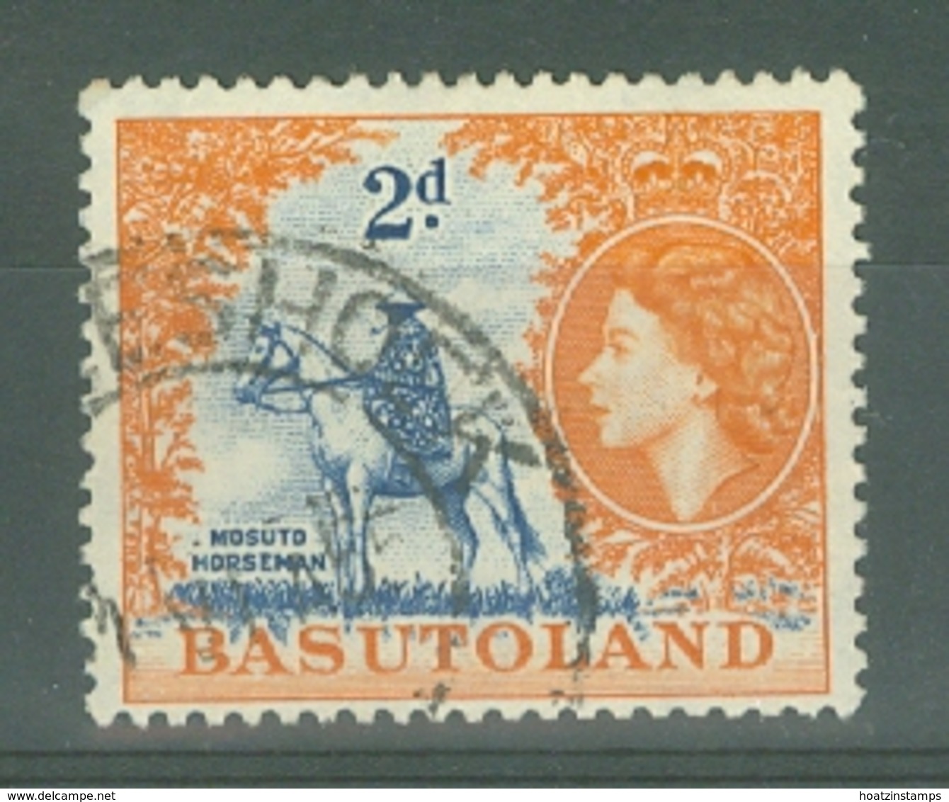 Basutoland: 1954/58   QE II - Pictorial   SG45   2d    Used - 1933-1964 Kronenkolonie