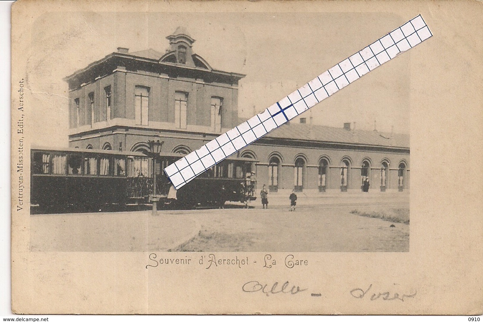 AERSCHOT-AARSCHOT"LA GARE AVEC TRAM A VAPEUR-STATIE MET STOOMTRAM"UITG.VERTRUYEN MISSOTTEN - Aarschot