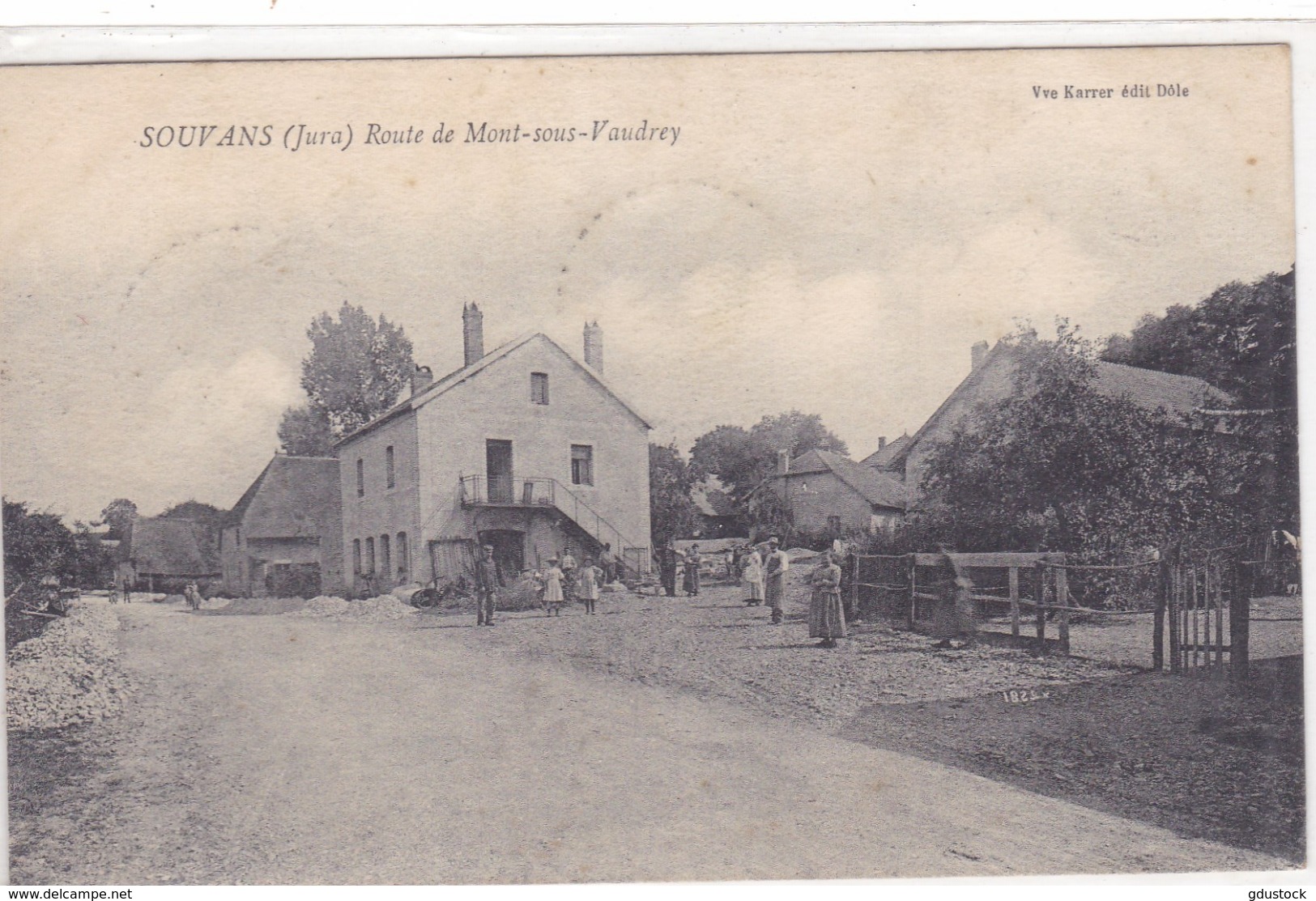 Jura - Souvans - Route De Mont-sous-Vaudrey - Autres & Non Classés