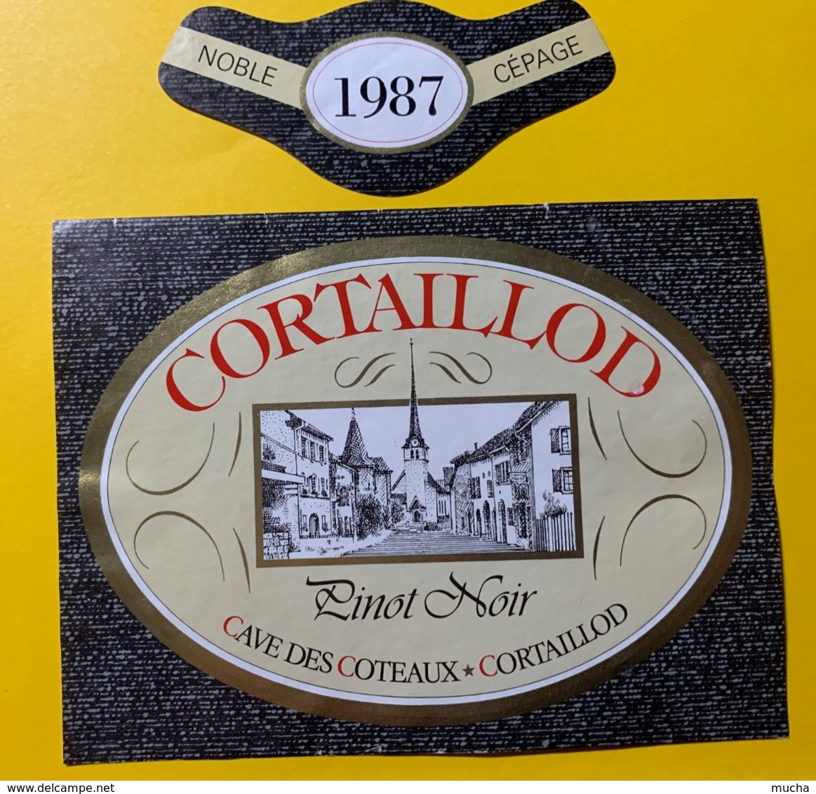 12149 - Pinot Noir 1987 Cave Des Coteaux Cortaillod Suisse - Art