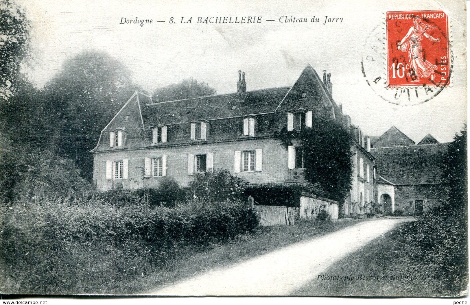 N°76025 -cpa Château Du Jarry -La Bachellerie- - Autres & Non Classés