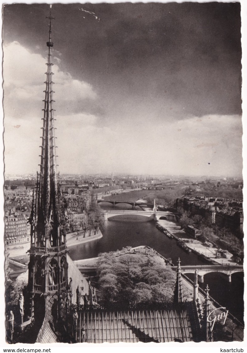 Paris - La Seine En Amont De Notre-Dame - Notre Dame Von Paris