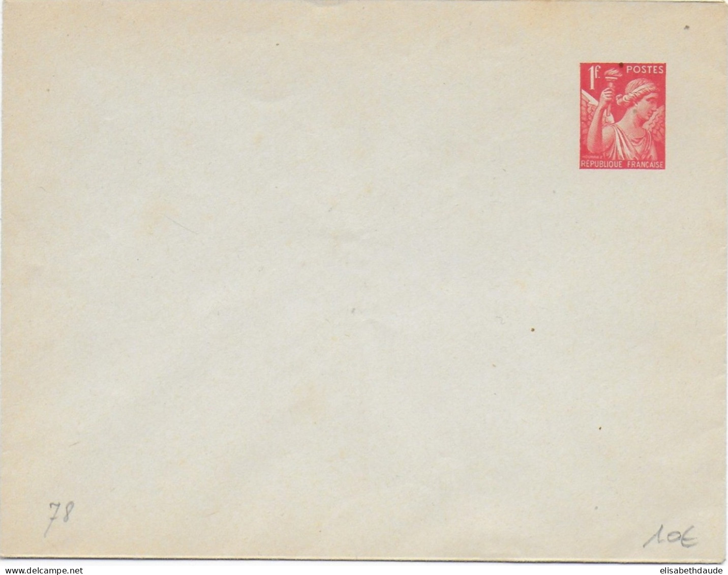 IRIS - 1940 - ENVELOPPE ENTIER POSTAL NEUVE STORCH B2 - COTE = 30 EUR. - Standard Covers & Stamped On Demand (before 1995)