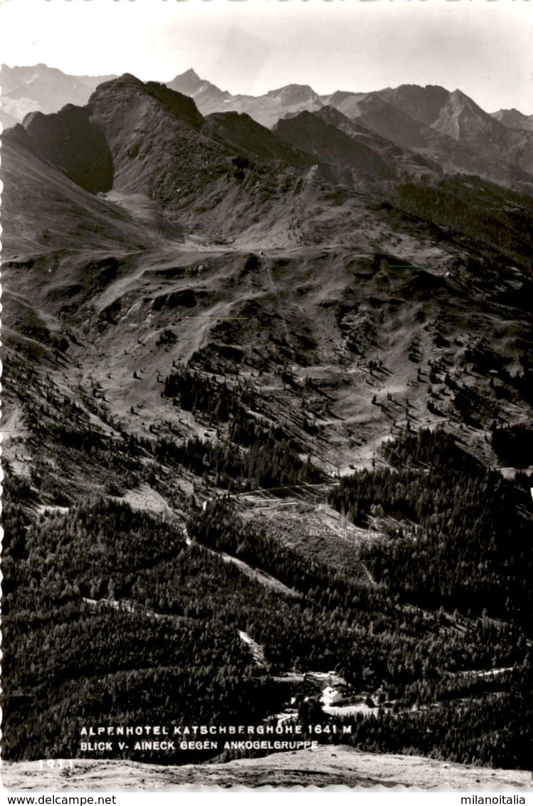 Alpenhotel Katschberghöhe - Blick V. Aineck Gegen Ankogelgruppe (1911) - St. Michael Im Lungau