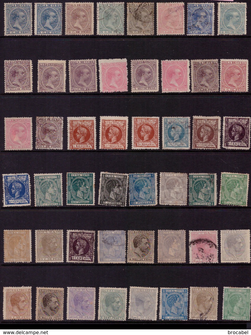 Cuba LOT**/*/ (o)  +- 400 Timbres Départ 1€ ! ! ! - Gebruikt