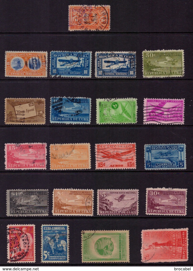 Cuba LOT**/*/ (o)  +- 400 timbres Départ 1€ ! ! !