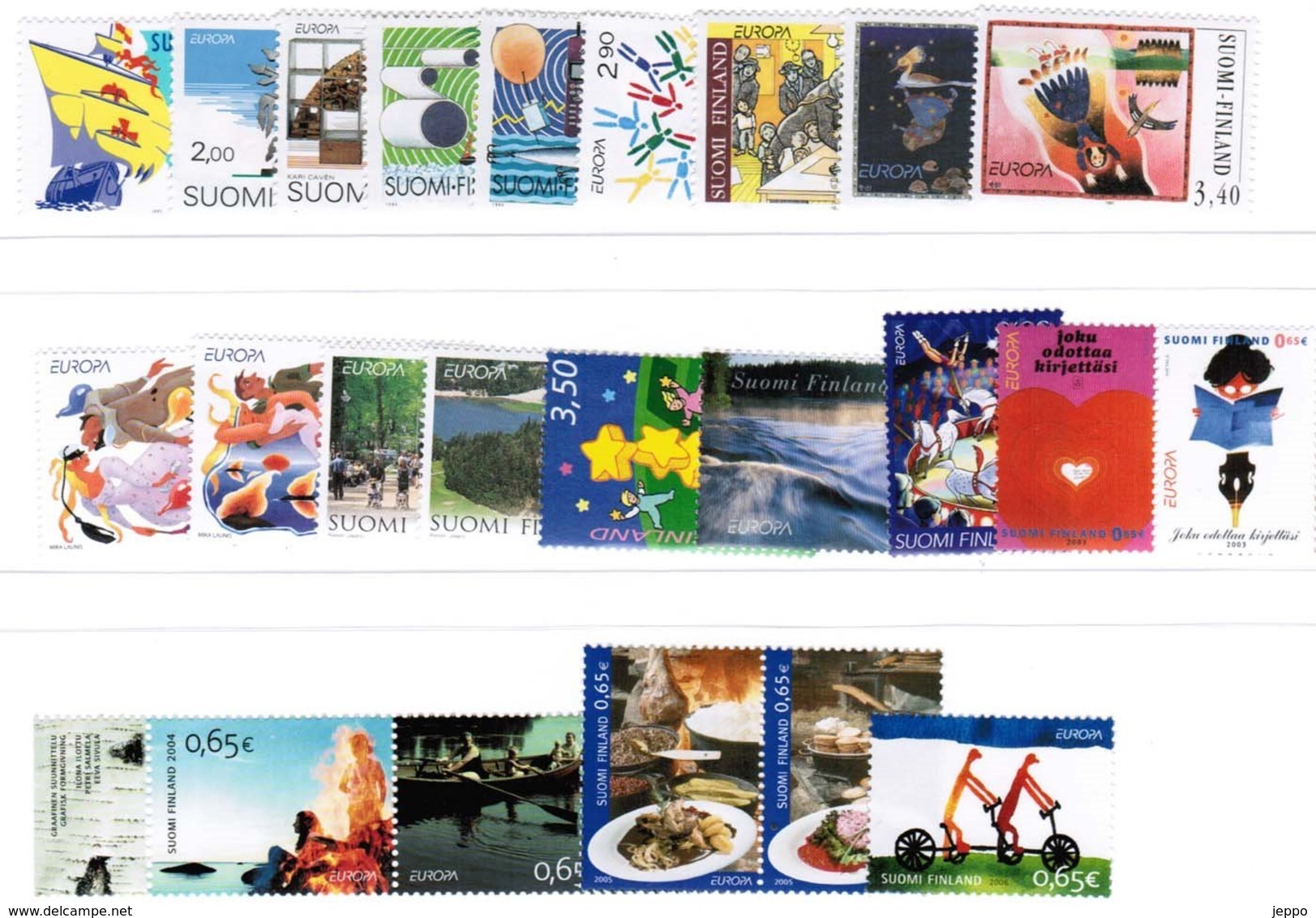 1992-2006 Finland Cept Complete Sets **. - Collections