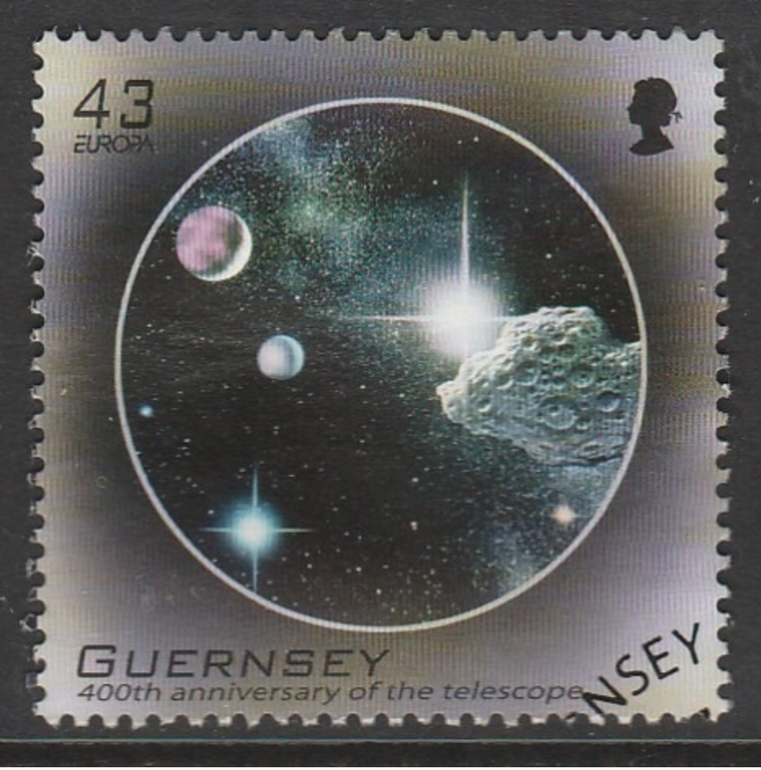 Guernsey 2009 EUROPA Stamps - Astronomy 43 P Multicoloured SW 1235 O Used - Guernsey
