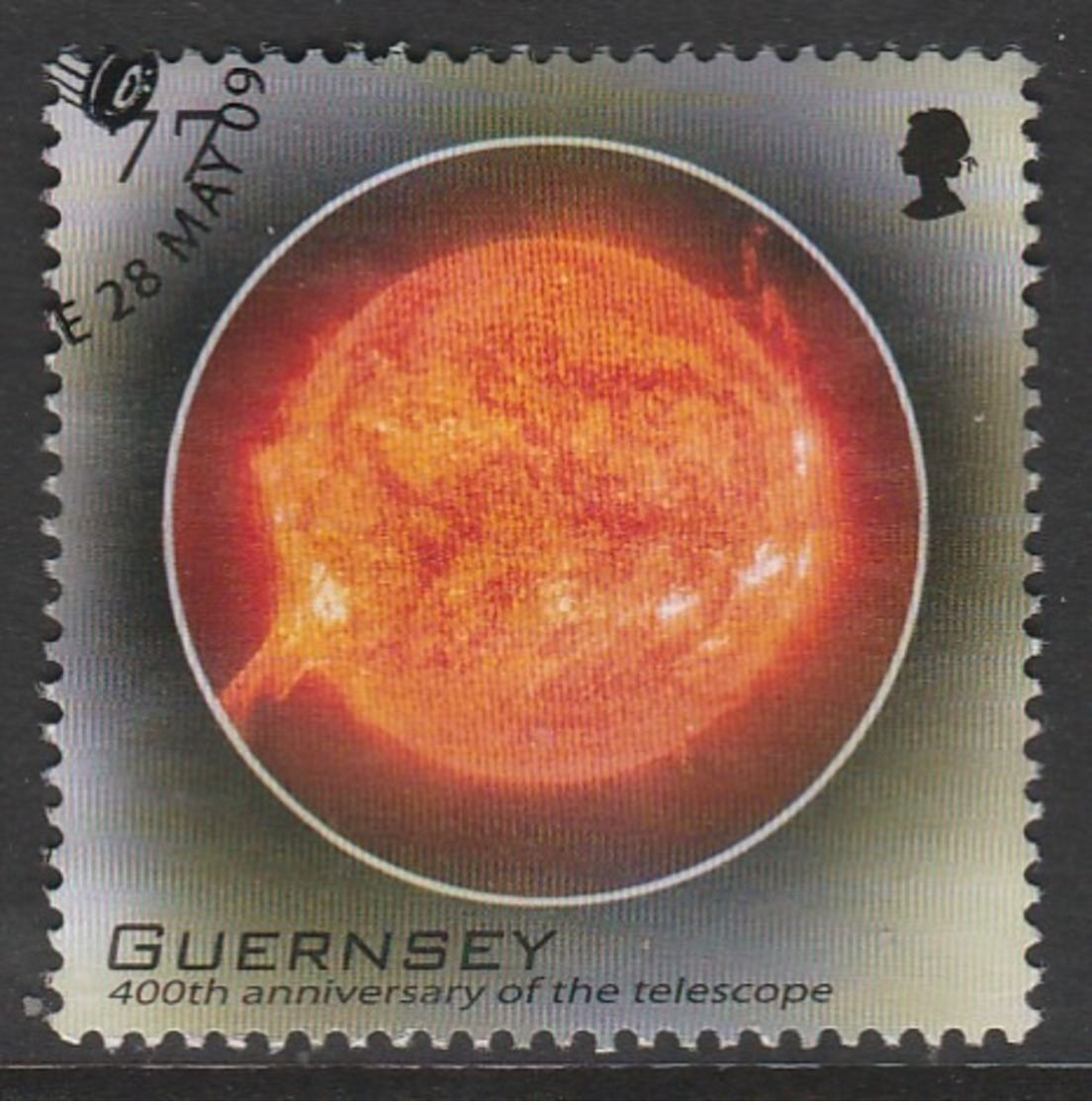 Guernsey 2009 EUROPA Stamps - Astronomy 77 P Multicoloured SW 1239 O Used - Guernsey