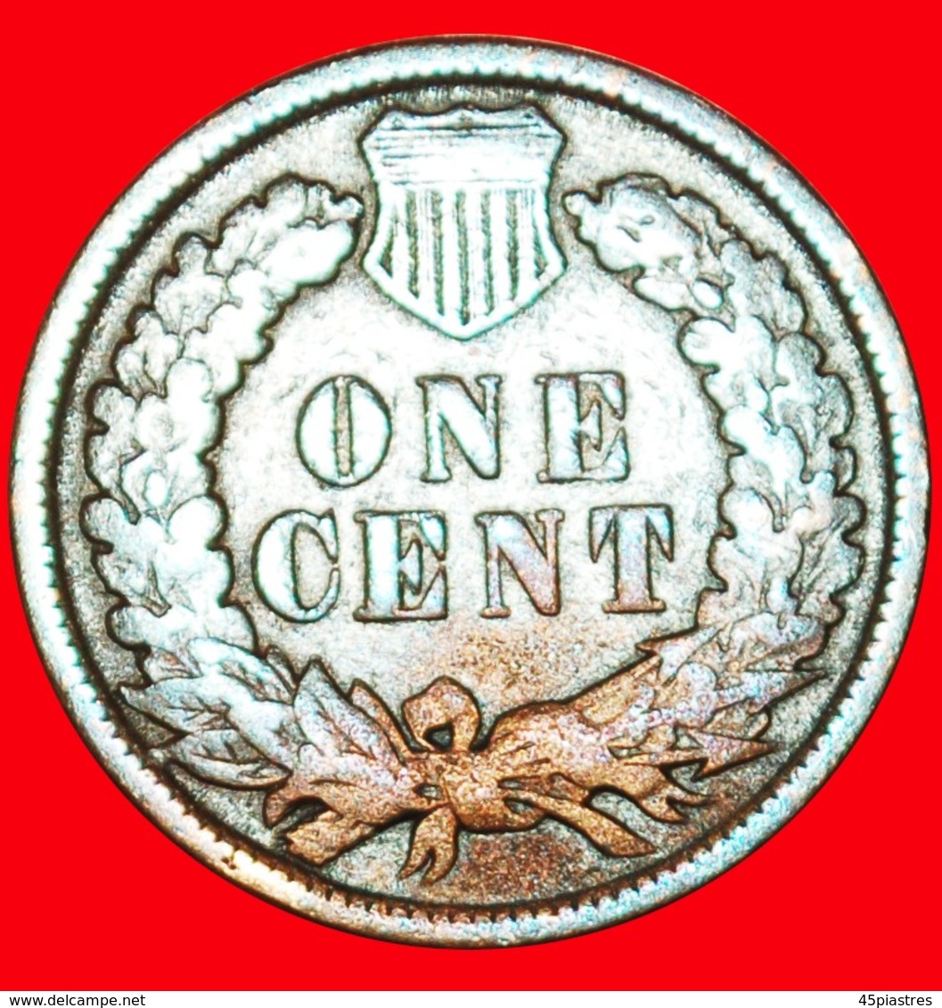 + INDIAN HEAD (1864-1909): USA ★ 1 CENT 1893! LOW START ★ NO RESERVE! - 1859-1909: Indian Head