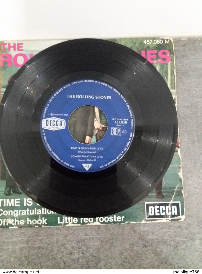 The Rolling Stones - Time Is On My Side - Off The Hook - Decca 457.050 M - 1965 - - Rock