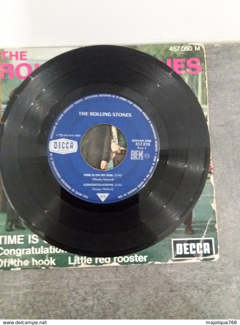 The Rolling Stones - Time Is On My Side - Off The Hook - Decca 457.050 M - 1965 - - Rock