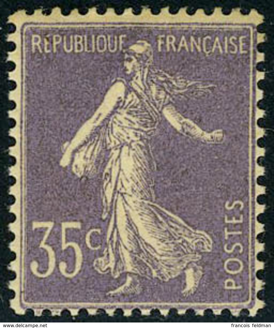 Neuf Sans Charnière N° 136, 35c Violet, Bon Centrage, TB - Other & Unclassified