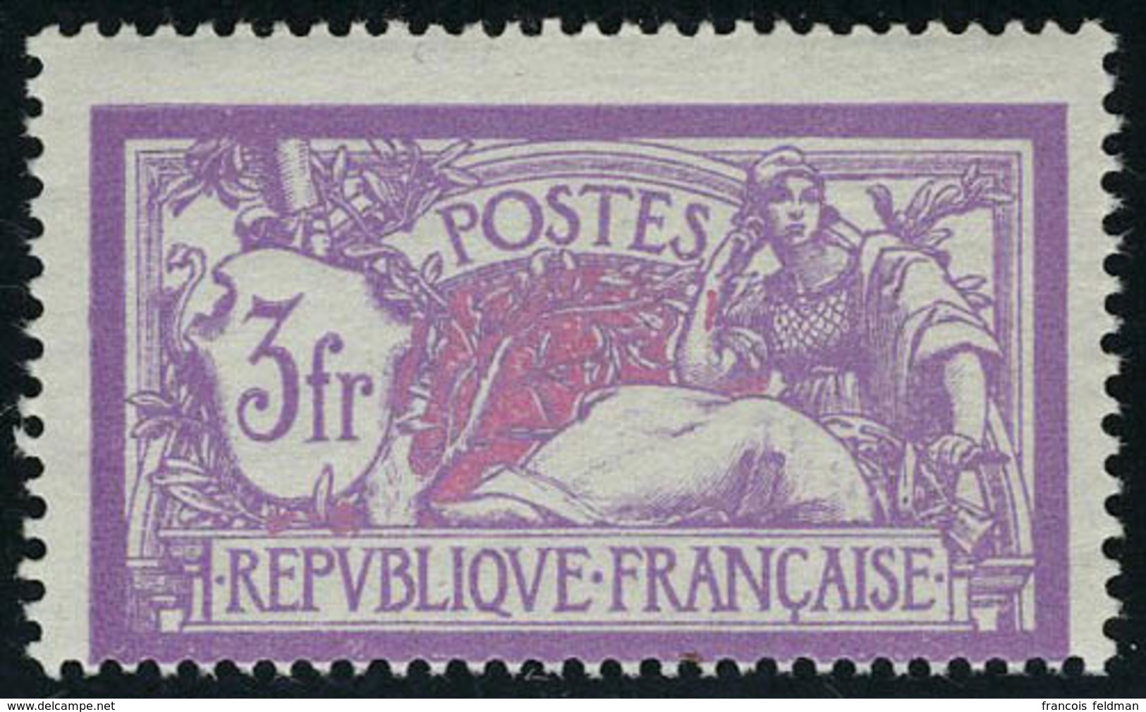 Neuf Sans Charnière N° 240, 3f Merson Lilas Et Carmin, T.B. - Other & Unclassified