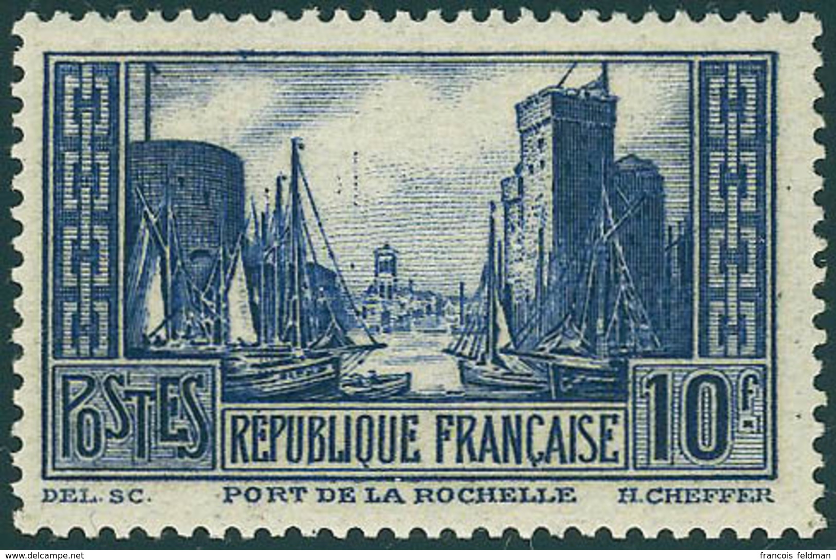 Neuf Sans Charnière N° 261, 10f La Rochelle, Type III, T.B. - Other & Unclassified