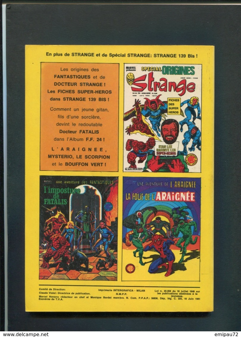 FRANCE- Spécial Strange N°24 (1981) - Special Strange