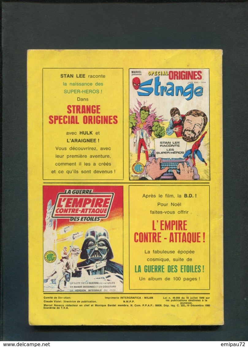 FRANCE- Spécial Strange N°22 (1980) - Special Strange