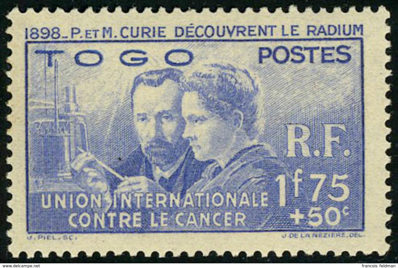 Neuf Avec Charnière 1938 Série Pierre Et Marie Curie, Cl, TB - Other & Unclassified
