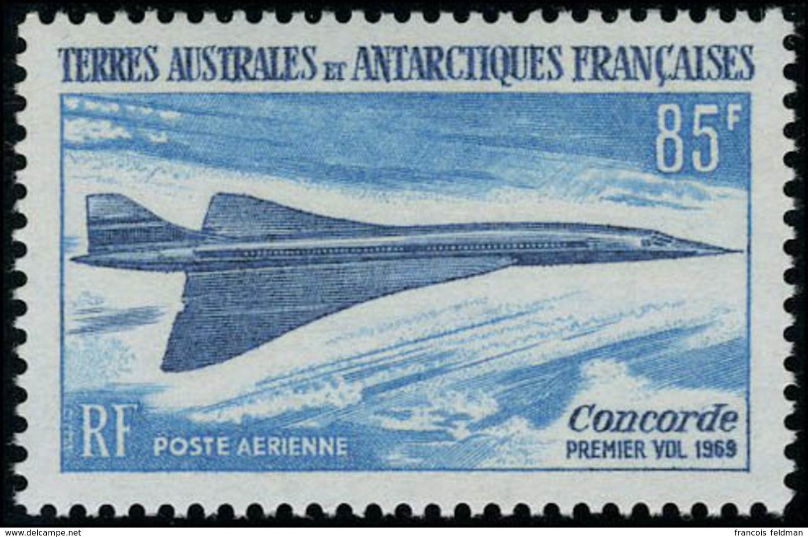 Neuf Sans Charnière 1969 Concorde, Série Complète De 7 Valeurs, T.B. - Other & Unclassified