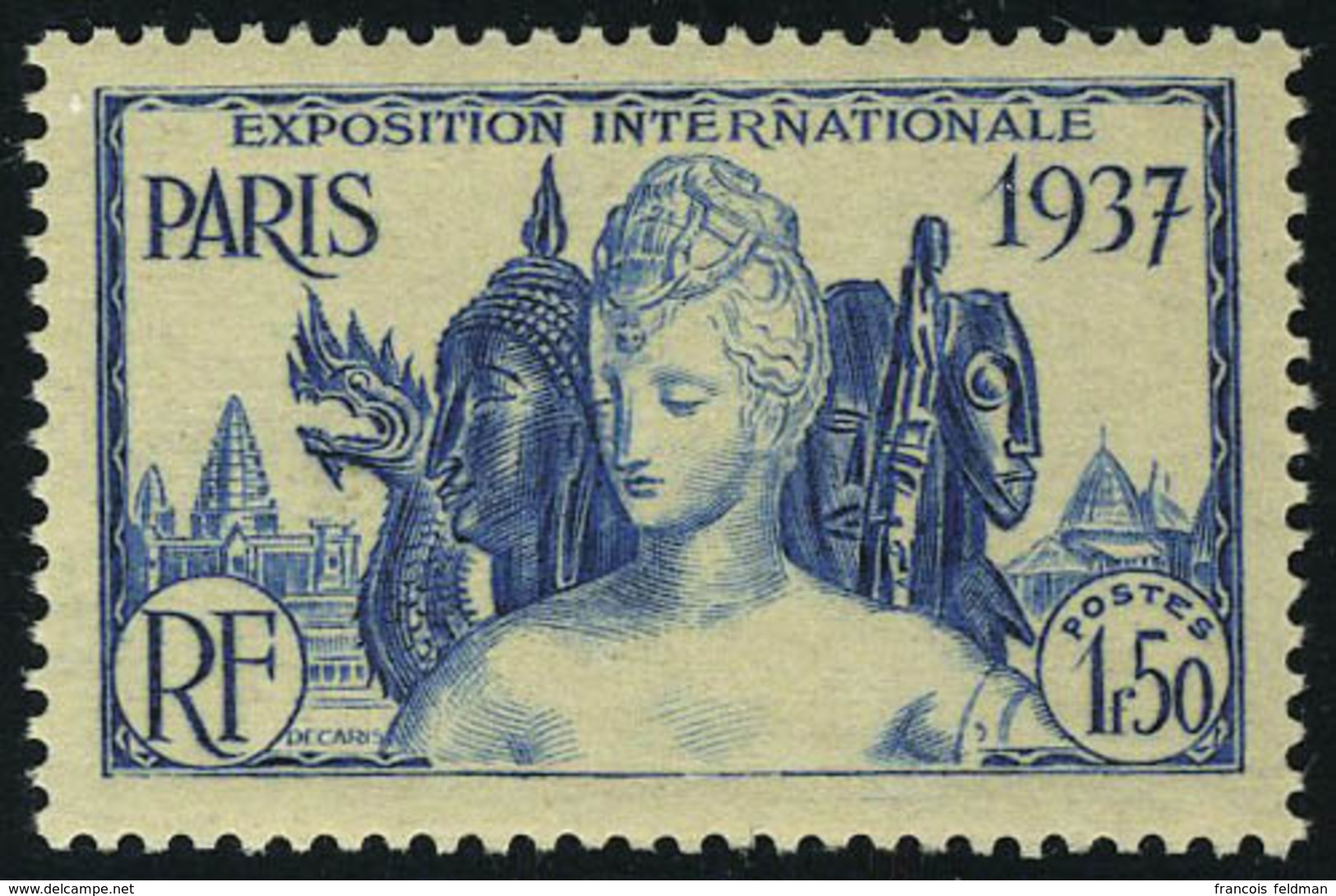 Neuf Sans Charnière N° 32a, 1f50 Expo De Paris Sans Le Nom De Territoire, T.B. - Andere & Zonder Classificatie